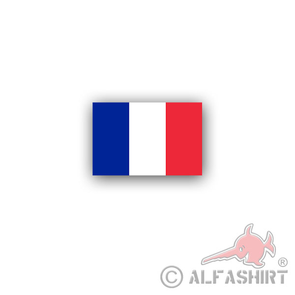 Aufkleber/Sticker Frankreich Flagge Französische Republik France 11x7cm A2941