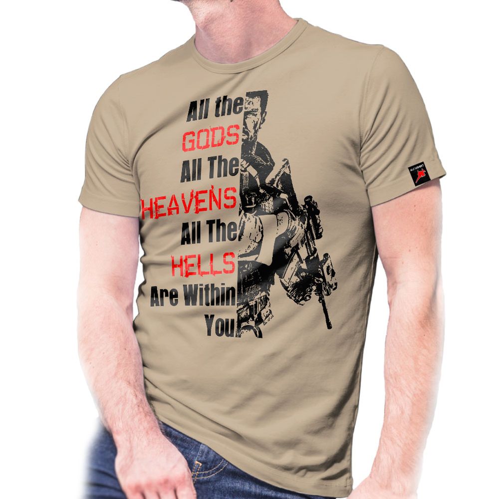 all the heavens all the hells are in you 13 T-shirt # 30581