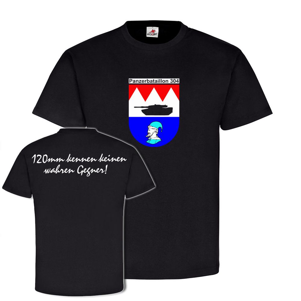 PzBtl 304 120mm Heidenheim Panzer-Bataillon BW Schlachtruf T Shirt #20393