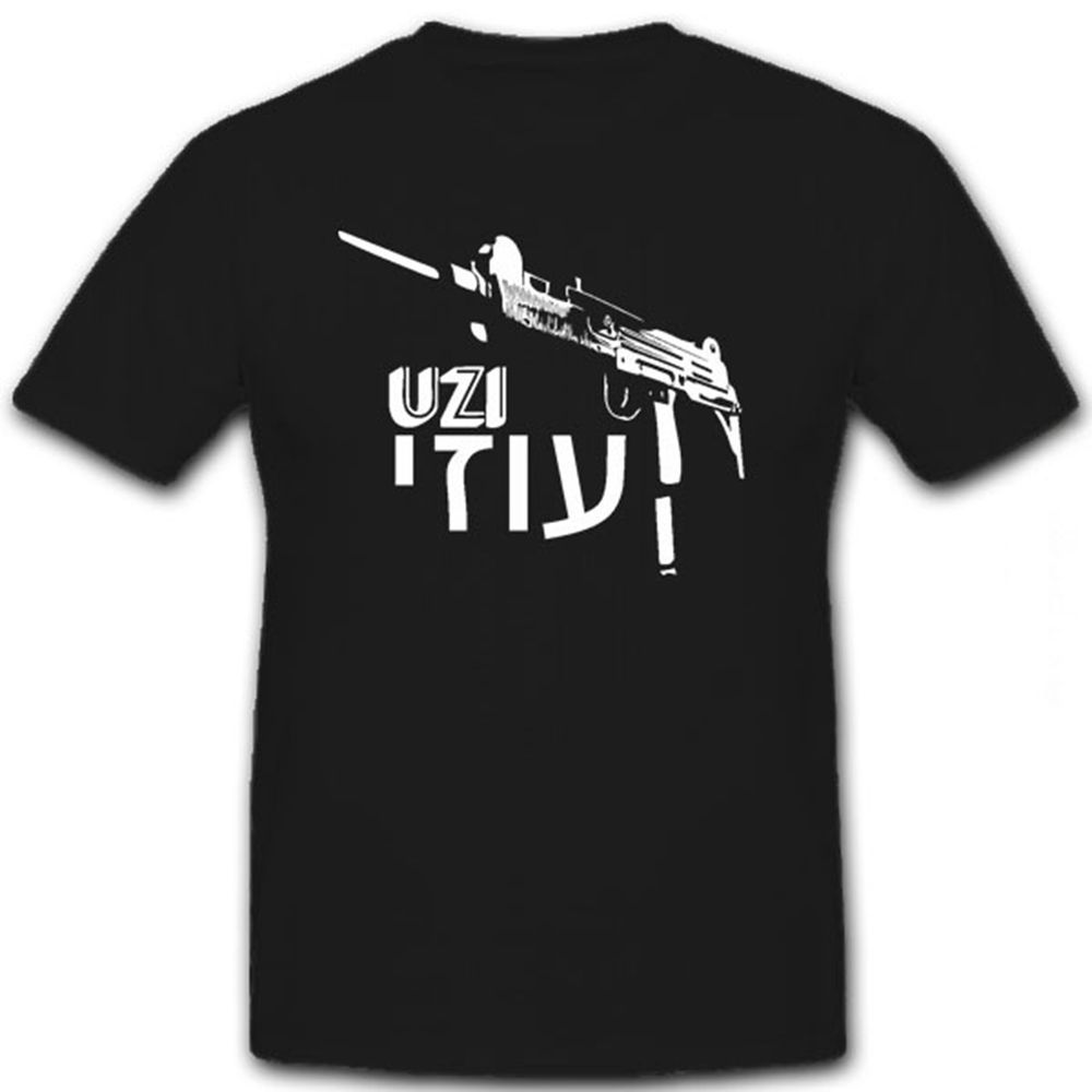 UZI Maschinenpistole Israel Waffe Mp4 Bundeswehr 9 mm Deko  - T Shirt #6128