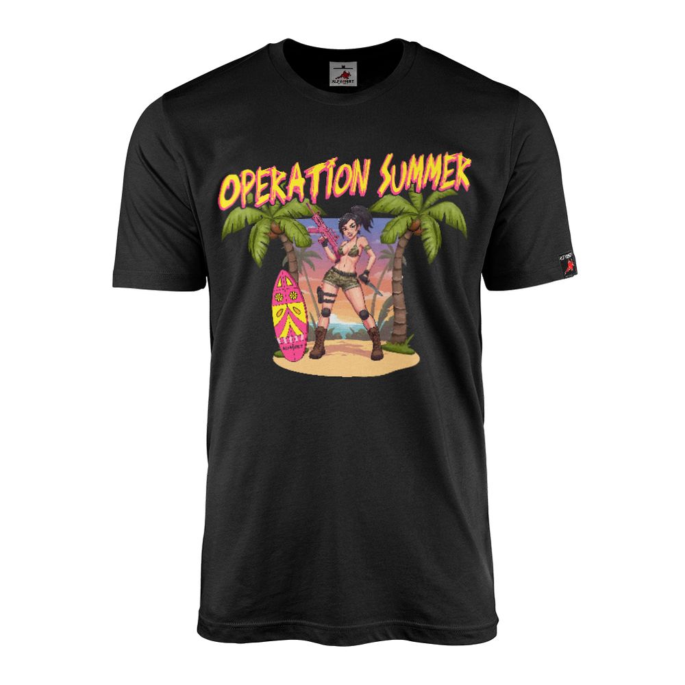T-Shirt Operation Summer Summer Vibes Fun Humor Army Military Bundeswehr #46501 T-Shirt Operation Summer Summer Vibes Fun Humor Army Military Bundeswehr #46501