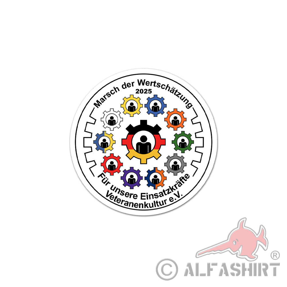 Aufkleber MdW 2025 7cm #A6528