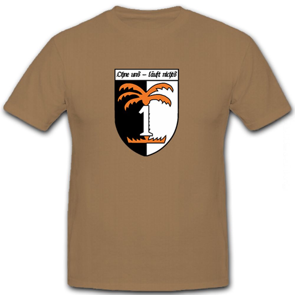 1 PzBtl 33 Panzerbataillon Bundeswehr Wappen Abzeichen - T Shirt #12517 