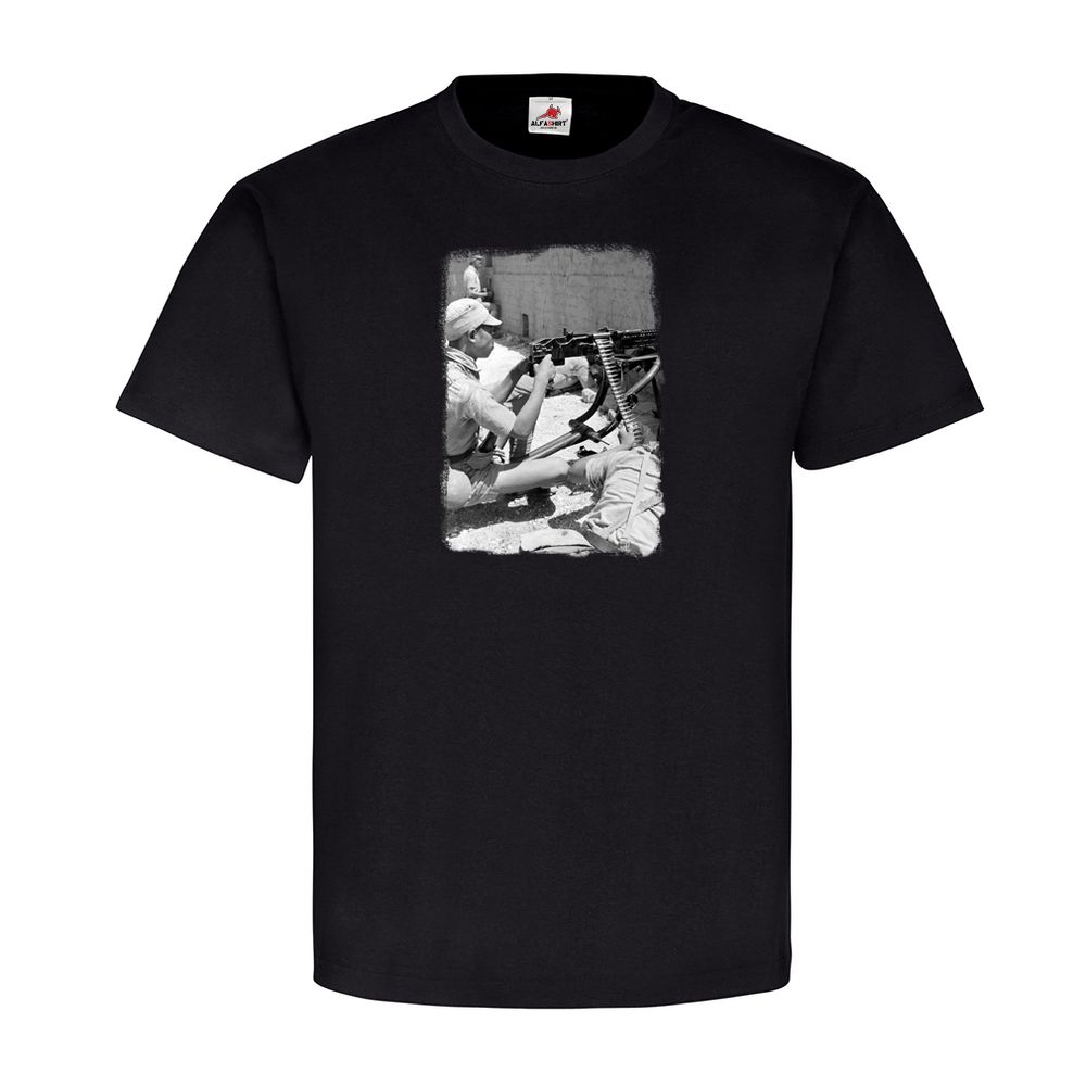 MGSchütze Japan Iwo Jima Militär Maschinengewehr Schießen Munition TShirt #20977