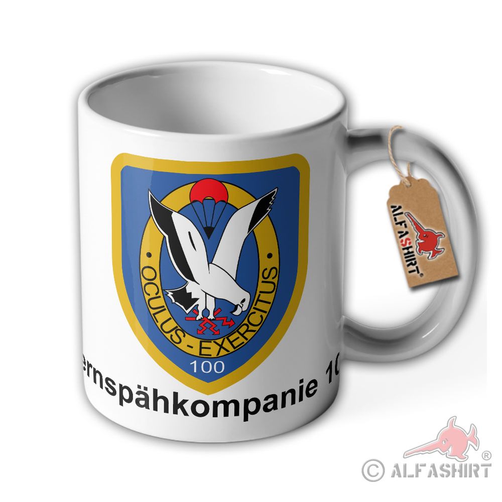 Fernspähkompanie 100 FeSpähKp FSK Braunschweig Celle Wappen Tasse #38603