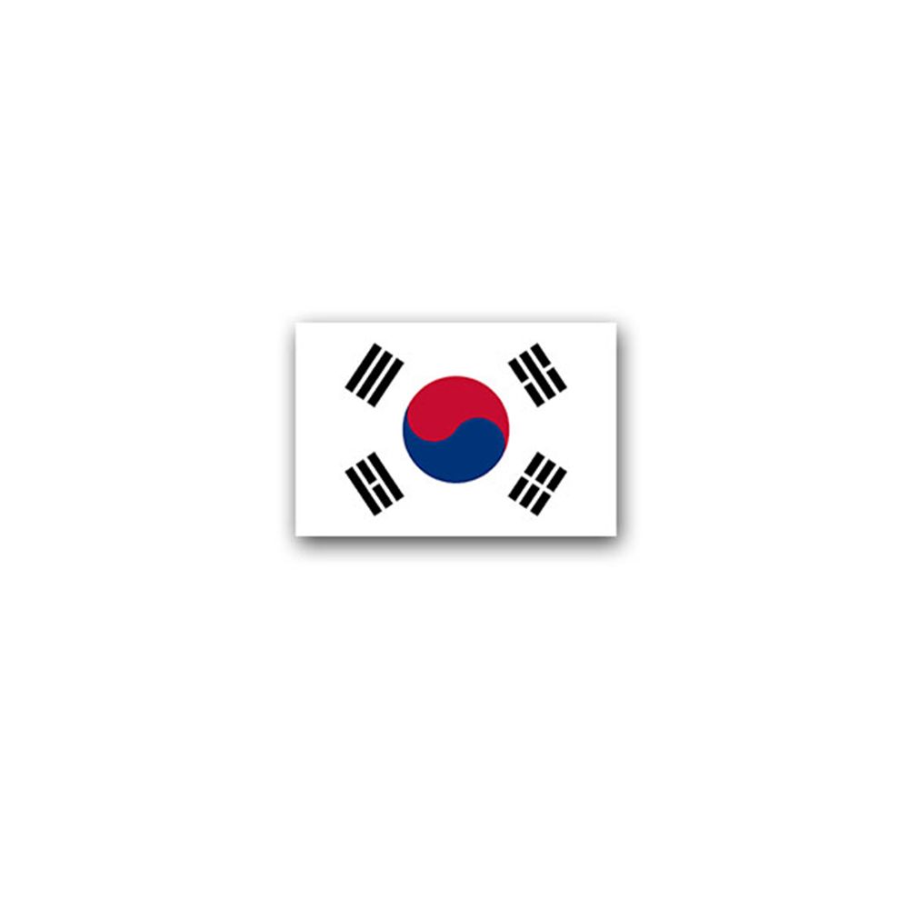 Aufkleber/Sticker Südkorea Flagge Republik Südkorea Ostasien Korea 11x7cm A2986
