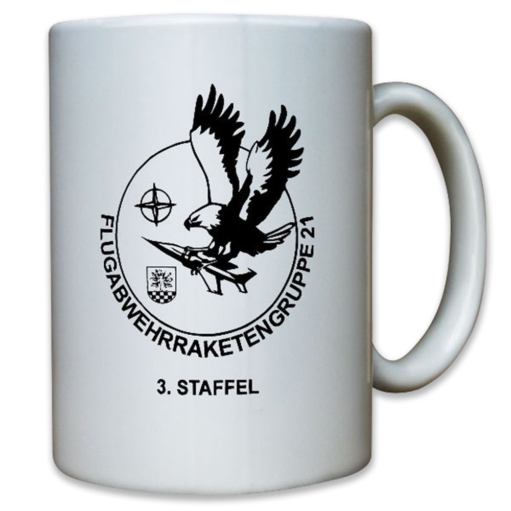 3 Staffel FlaRakGrp 21 Flugabwehrraketenguppe Luftwaffe - Tasse #12750