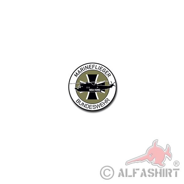 Naval Air Force Bundeswehr Sea King Sticker Sticker Army BW Marine 7x7cm # A3877