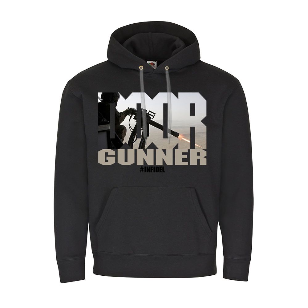 Hoodie DOOR GUNNER Infidel US Army Hubschrauber Helicopter Minigun #20898