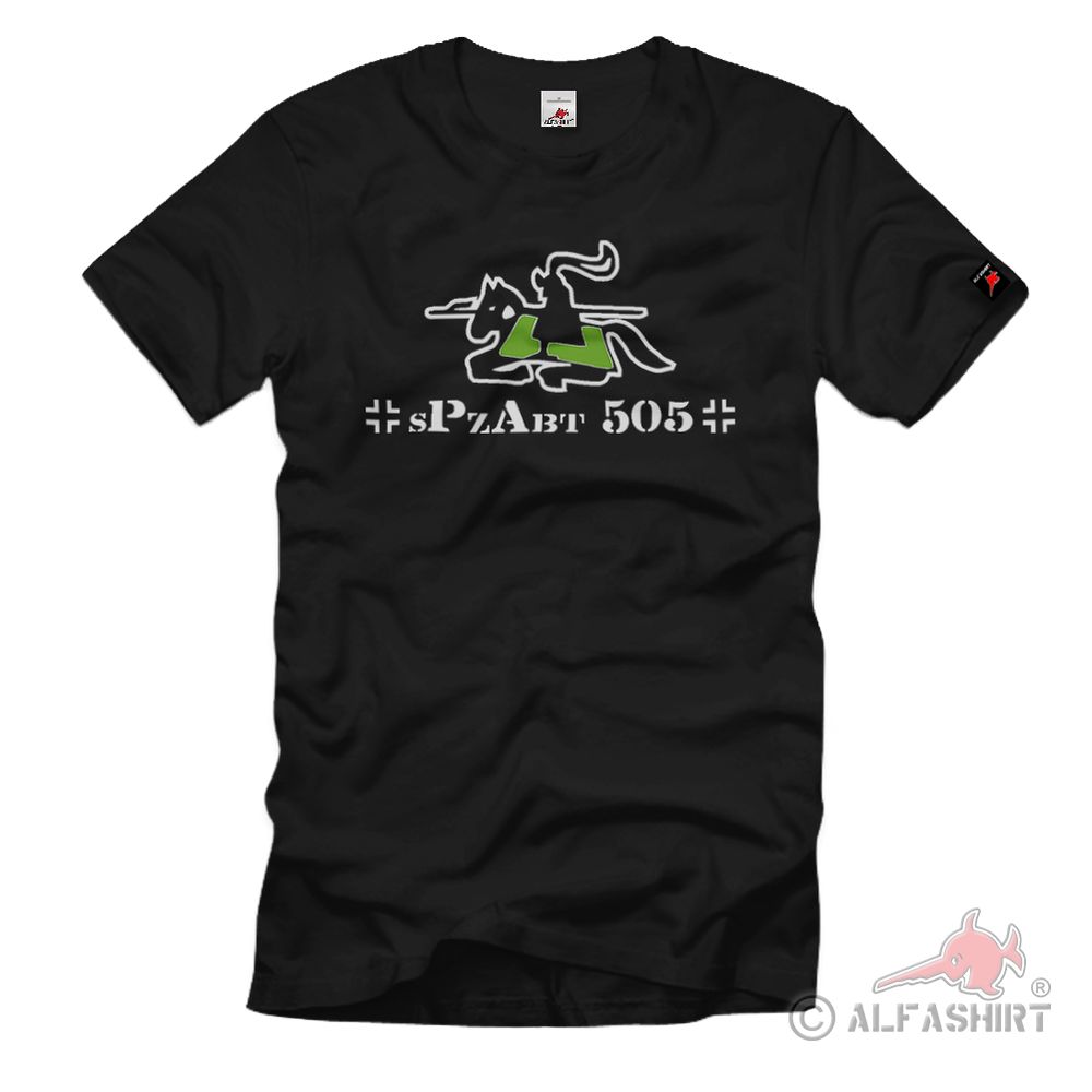 sPzAbt 505 Schwere Panzerabteilung WH  Wappen Reiter Tiger Panzer- T Shirt #1291