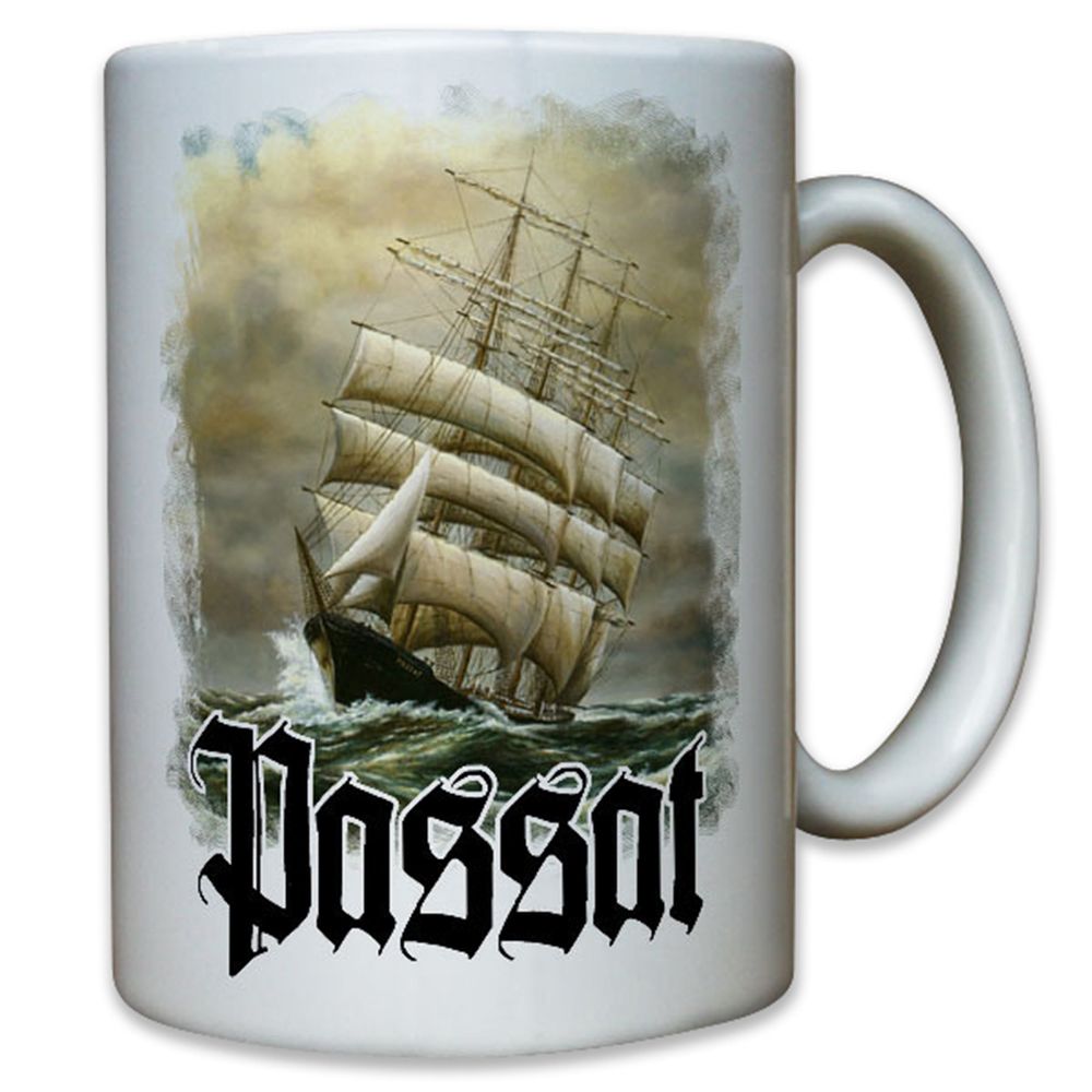 Passat-Segelschiff Schiff Viermast Stahlbark Frachtsegler Segler - Tasse #12336