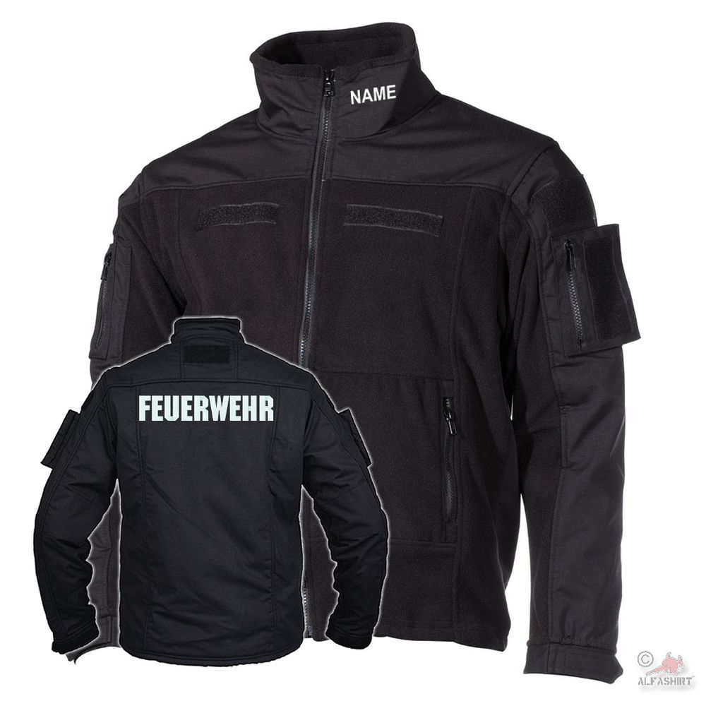 Command Fleece Jacket Fire Department Volunteer EMBROIDERED Rescue Service #38840