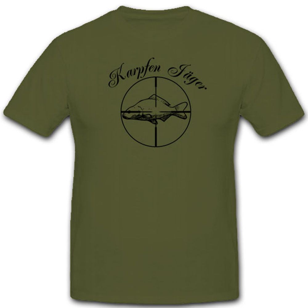 Karpfen Jäger Fisch Angeln Jagen Hobby Entspannen Humor Fun Spaß - T Shirt #3879