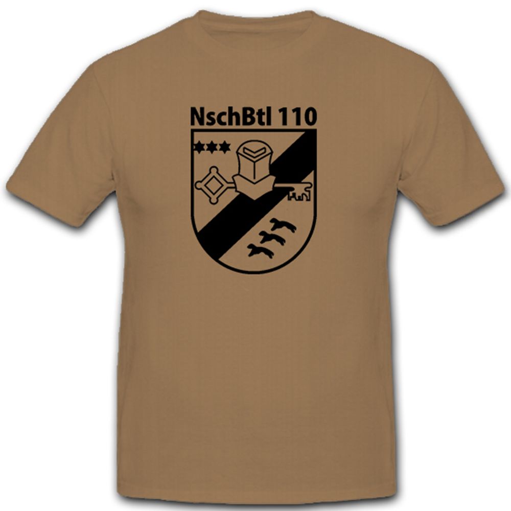 Nachschub Bataillon 110 NschBtl 110 Bundeswehr Tarnvariante - T Shirt #9686