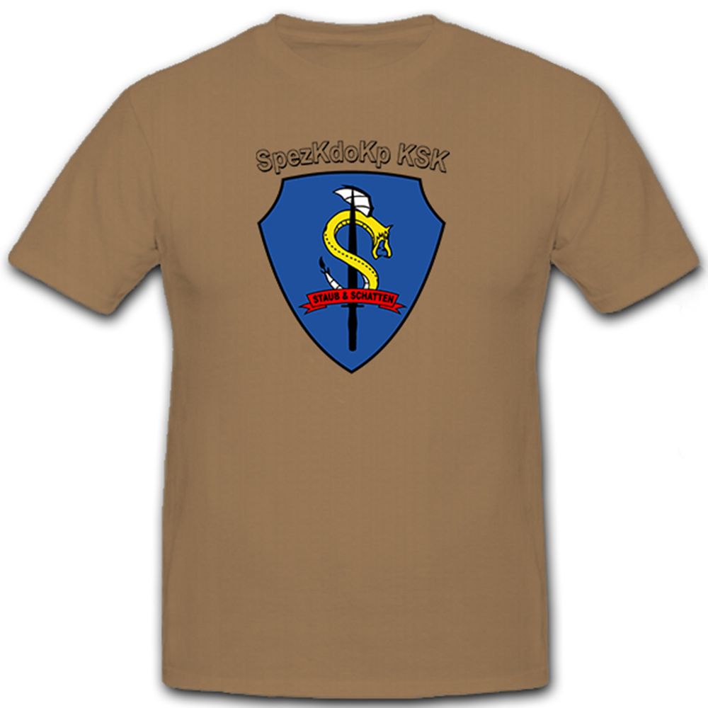 SpezKdoKp KSK Kommando Spezial Kräfte Staub und Schatten - T Shirt #6700