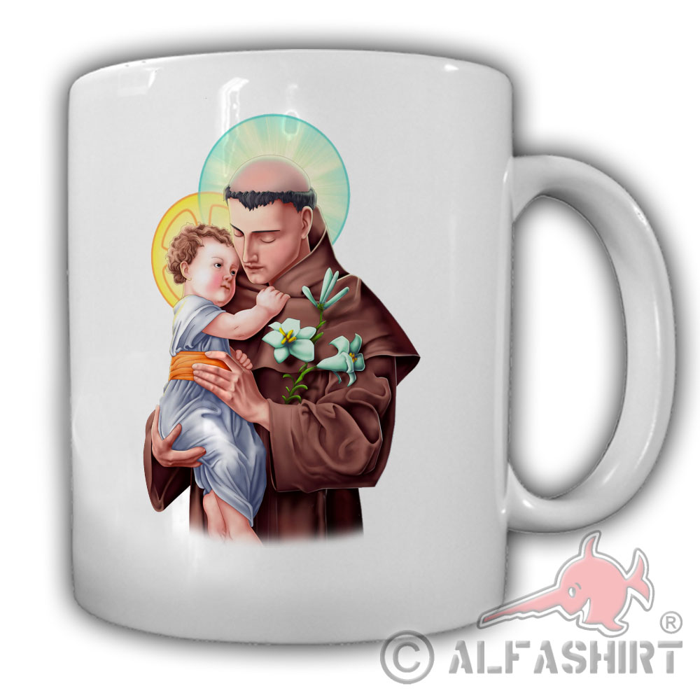 Antonius von Padua Saint Anthony of Padua Antonius Lissabon Kaffee Tasse #27608