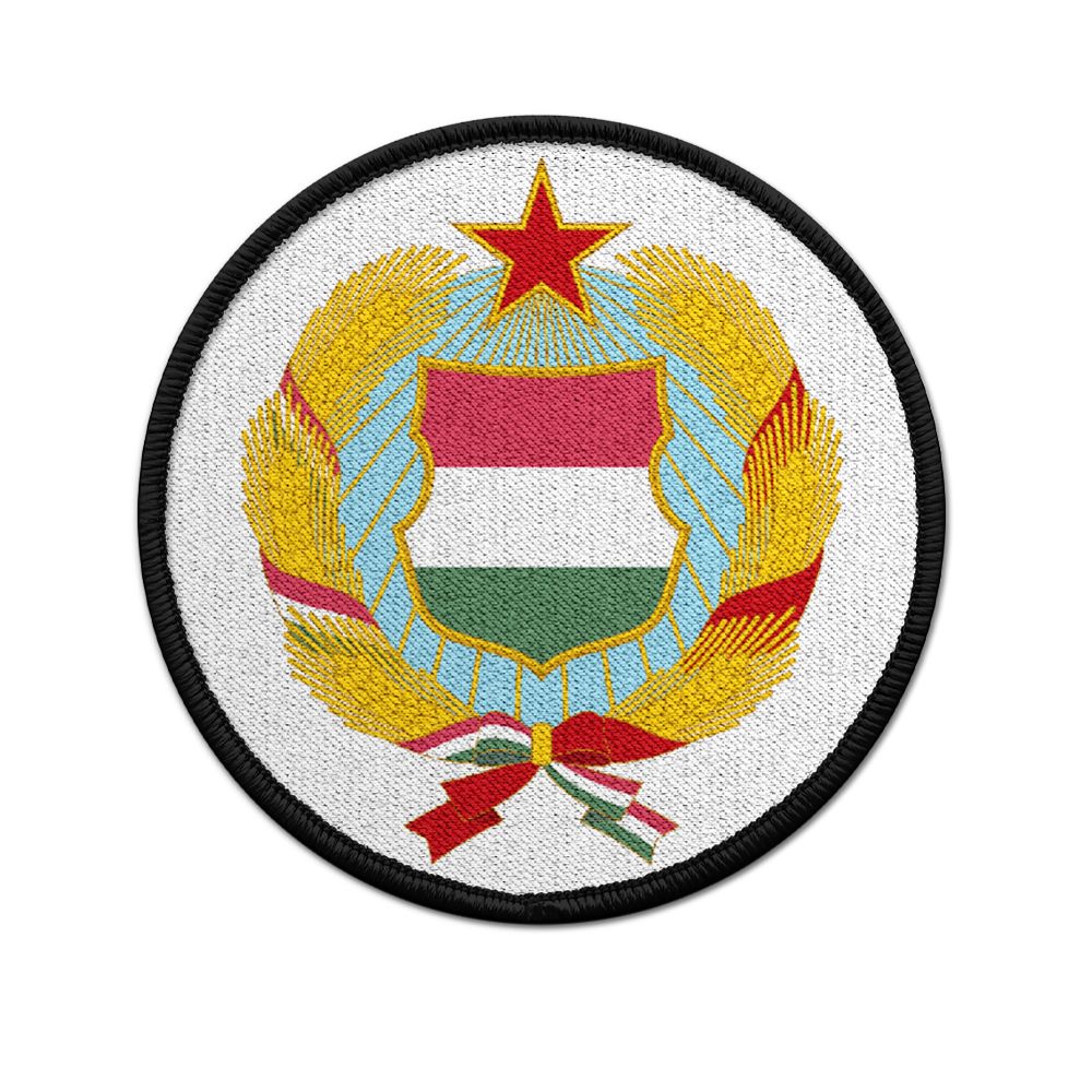 Patch Coat of Arms of Hungary Aufnäher Stern Korn Abzeichen Wappen#22251