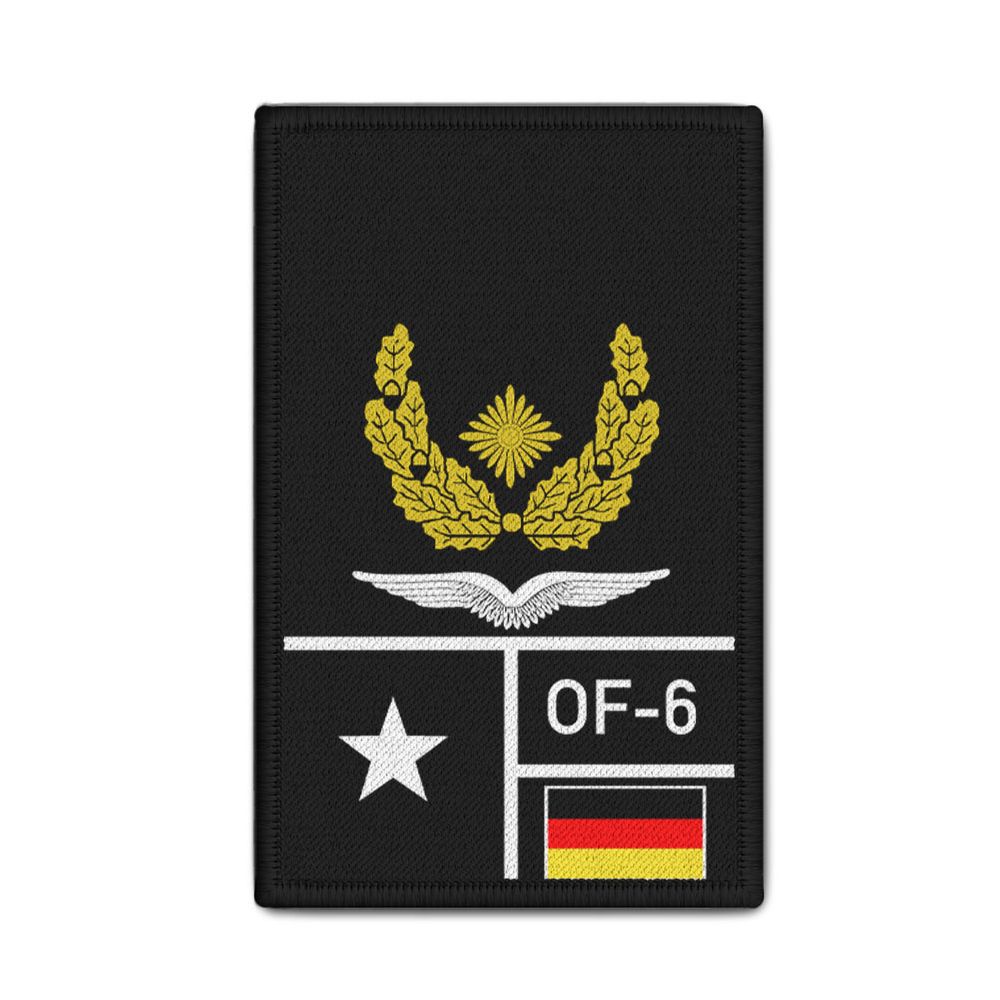 Rank Patch Bundeswehr Heer Luftwaffe Marine Schwarz #BW-Patch