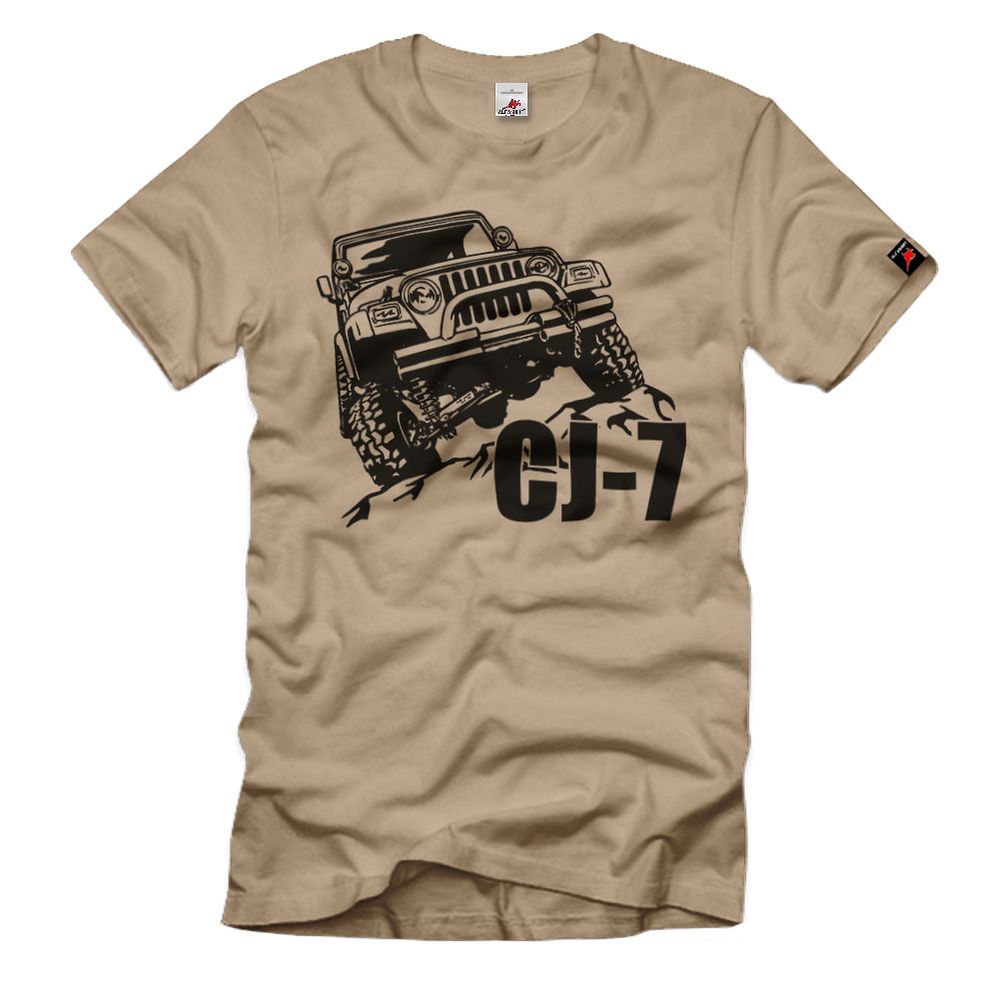 Off-road vehicle CJ7 Hill Climb Off Road Rock Crawling T-Shirt # 34756