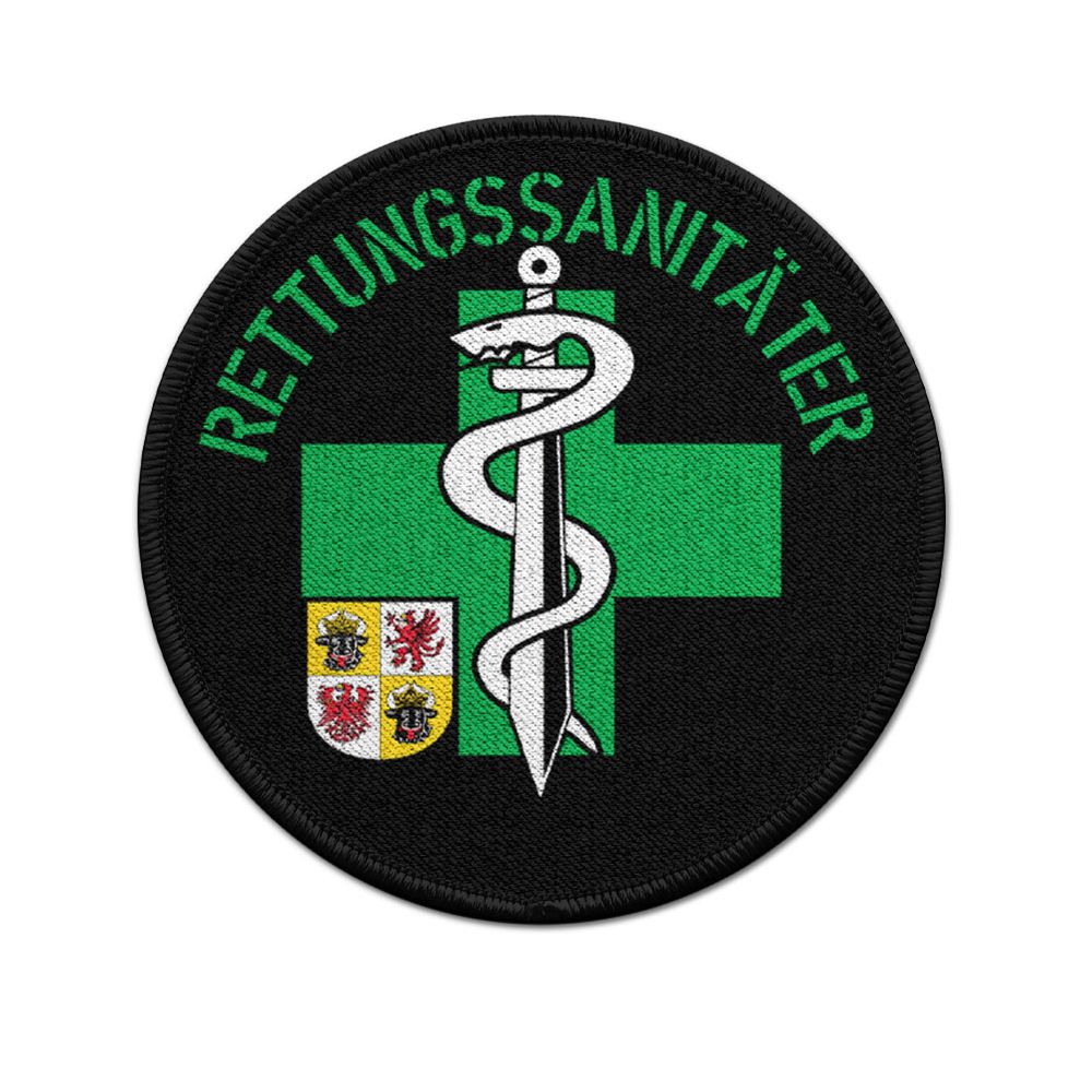 Patch Rettungssanitäter Mecklenburg Vorpommern Sanitäter Rot Polizei #33290