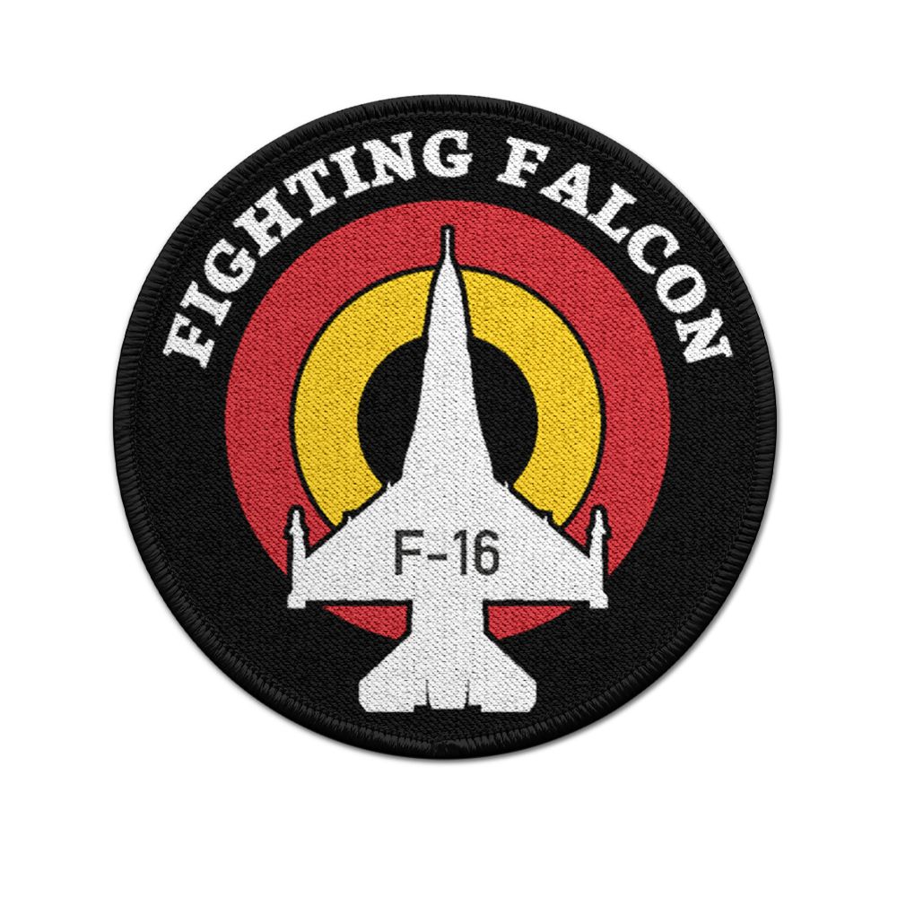 Patch fighting falcon f-16 fighter plane belgium uniform badge # 33873