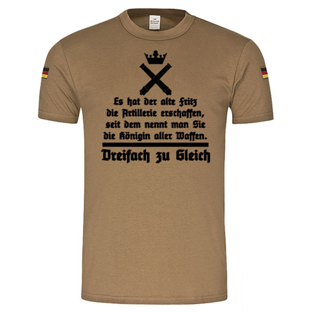 Artillerie die Königin aller Waffen BW ArtBtl Artillerist BW Tropenshirt #17673