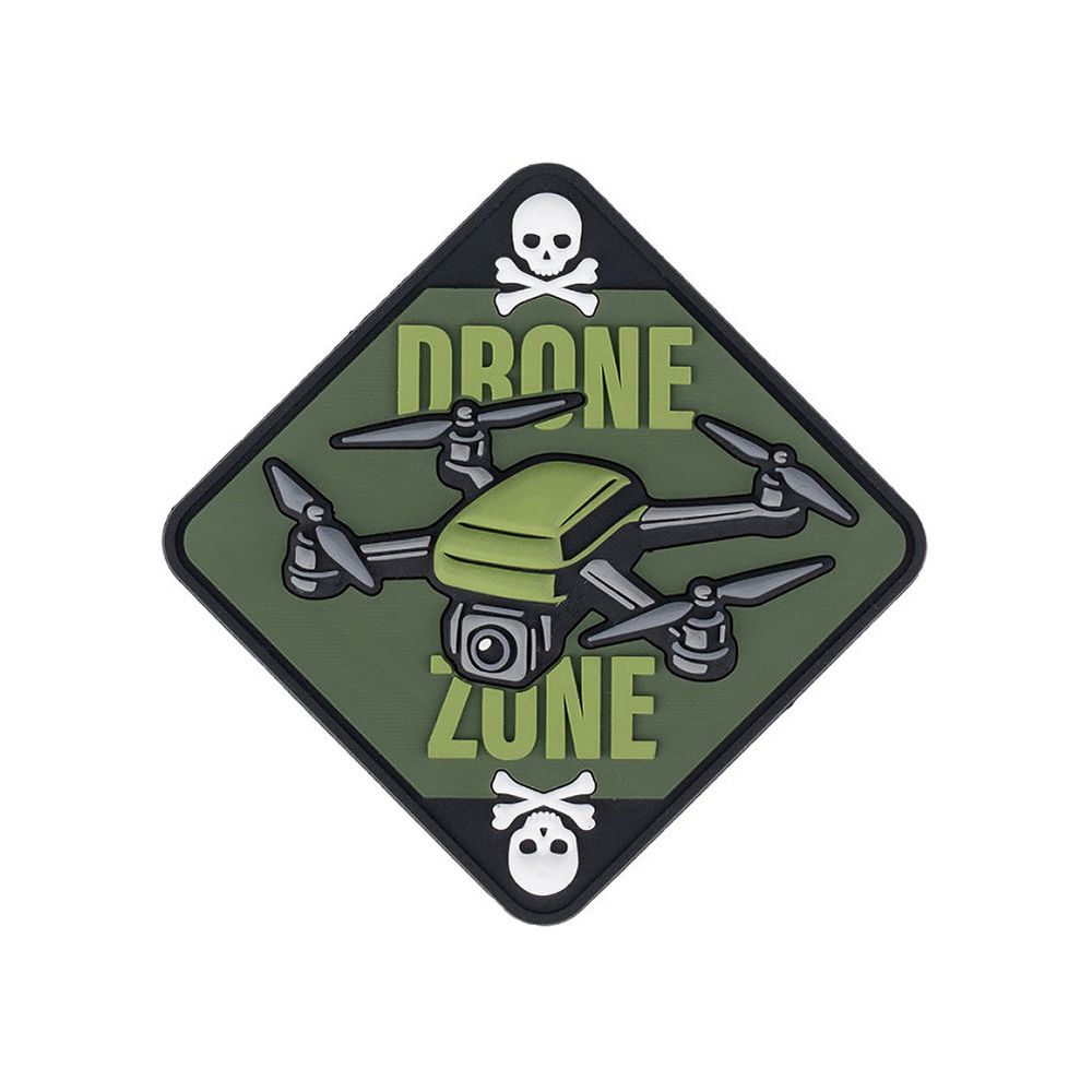 3D Patch DDrone Zone Skull & Bones UAV Quadcopter Accessories Drone Pilot #47537