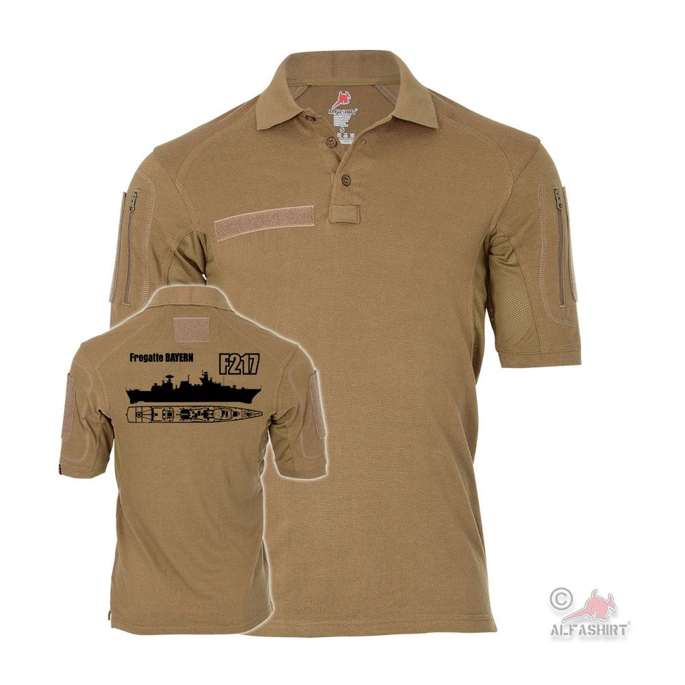 Tactical polo frigate Bavaria F217 DRAJ Bundeswehr use BW crew #40690