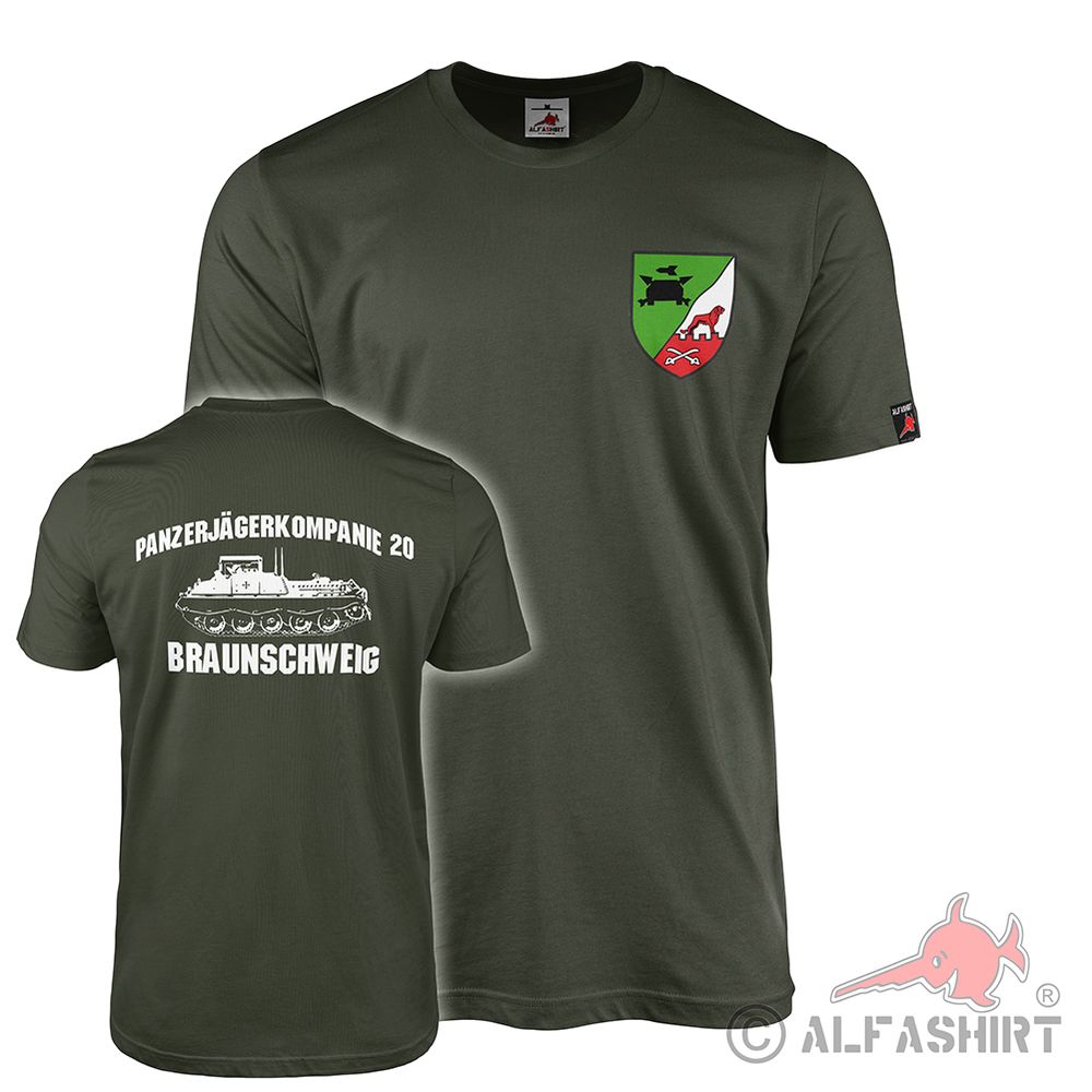 Panzerjägerkompanie 20 Braunschweig Bundeswehr Jagdpanzer Jaguar T-Shirt#41168