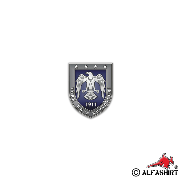 Aufkleber/Sticker türkische Luftwaffe Hava Kuvvetleri Türkei Ankara 6x7cm A2592