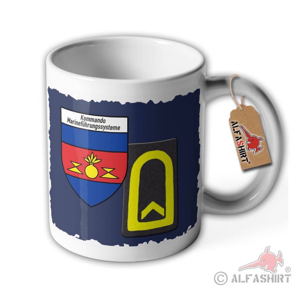 Tasse Marineführungssysteme Bundesmarine Bootsmann Kommando Marine Kaffee #40751