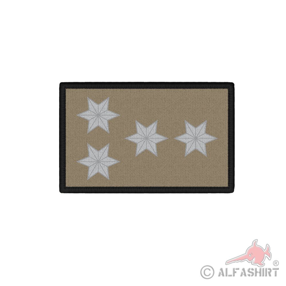 Patch 7.5x4.5cm sand police service rank police chief commissioner A12 #17800