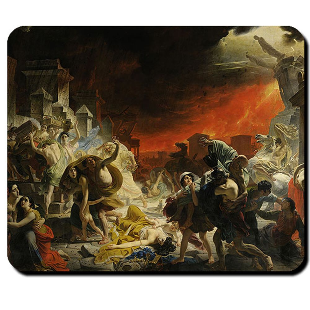 Pompeii Griechenland Kampanien Vesuvs Brjullow Gemälde Erinnerung Mauspad #16418