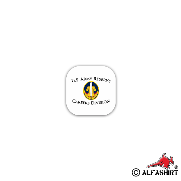 Sticker US Army Reserve Careers Division ARCD Army 7x7cm A2395
