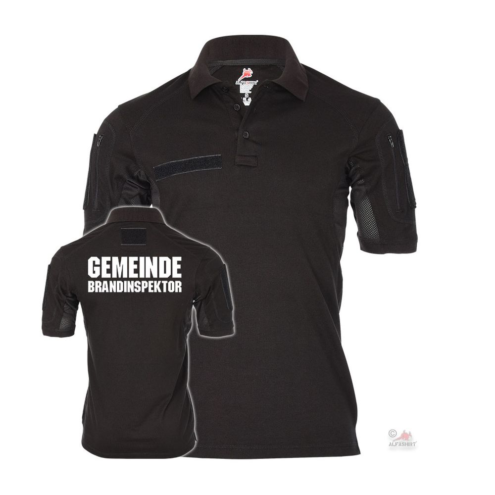 Tactical Poloshirt Gemeinde Brandinspektor Dienstgrad Feuerwehr Einsatz #32060