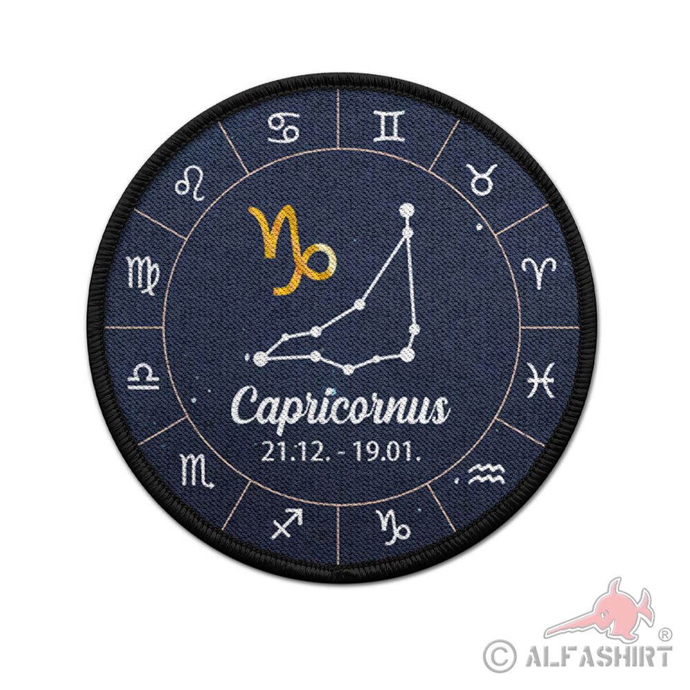 Patch 9cm zodiac signs Capricorn Capricornus Capricorn #42985