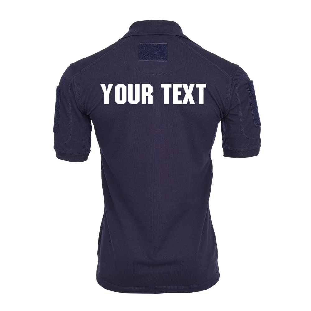 Your Text Tactical Polo personalized customized individual special unit #36503