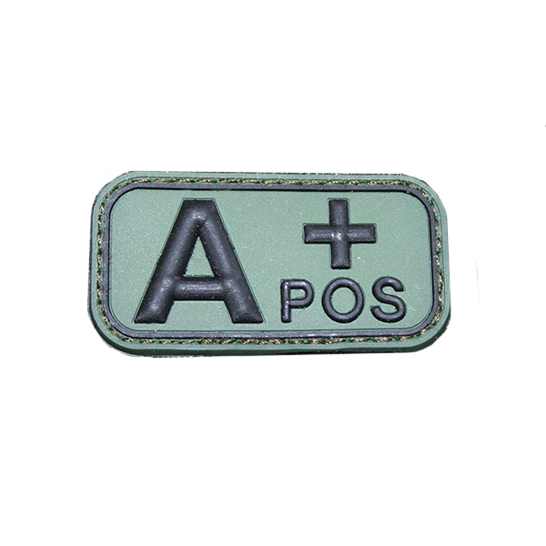 BW Blutgruppen Patch A+ POS Erkennung Blut Sani Uniform Blood 5x2,5cm #18642