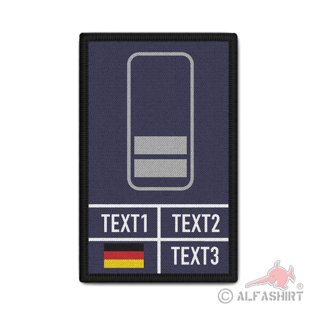 Rank Patch Brandoberinspektor Dienstgradabzeichen Feuerwehr 9,8x6cm#37246