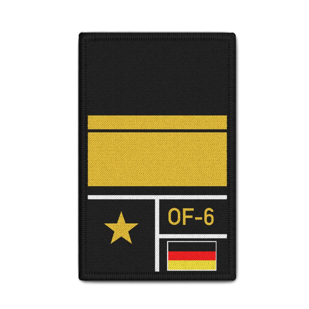 Rank Patch Bundeswehr Heer Luftwaffe Marine Schwarz #BW-Patch