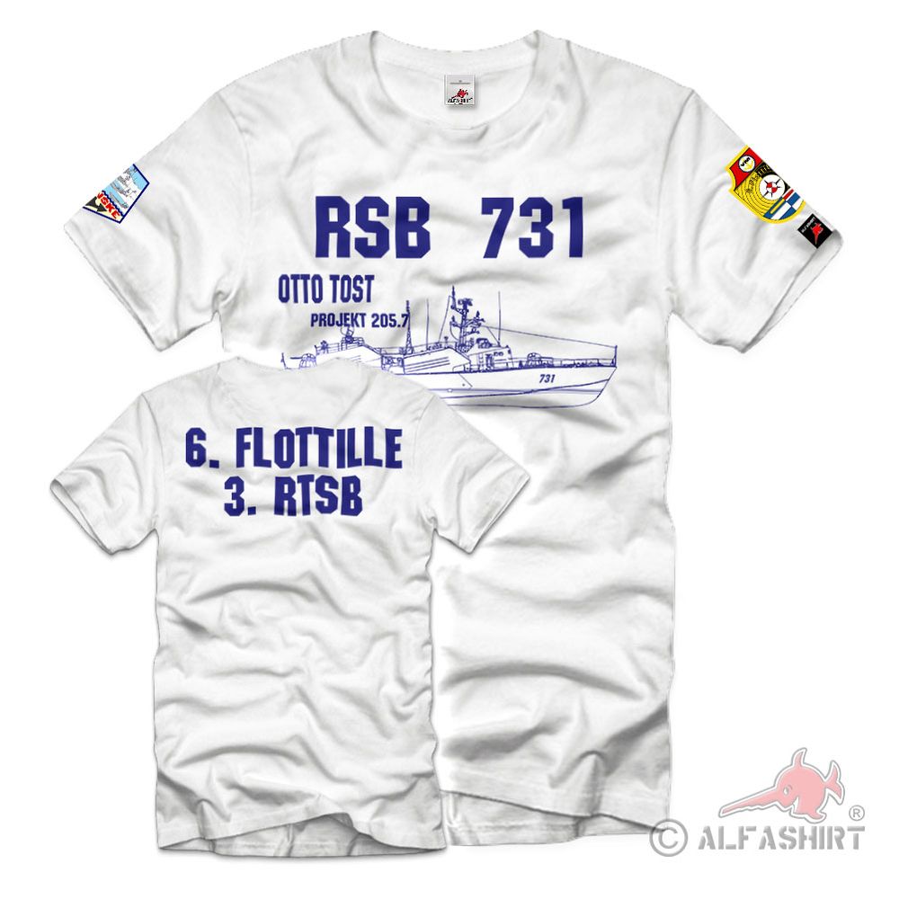 RSB 731 Otto Tost Projekt 205 7 Besatzung Dranske Obermaat Volksmarine #36692