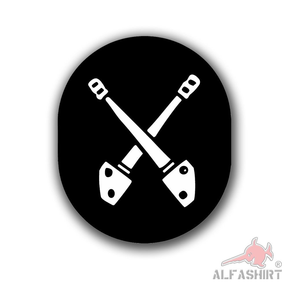 Aufkleber NVA Dienstlaufbahn Abzeichen 18x15cm Waffentechnischer Dienst #A6345