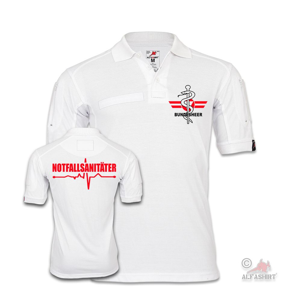 Tactical Polo Notfallsanitäter Bundesheer Österreich Austria RS NFS Arzt #35195