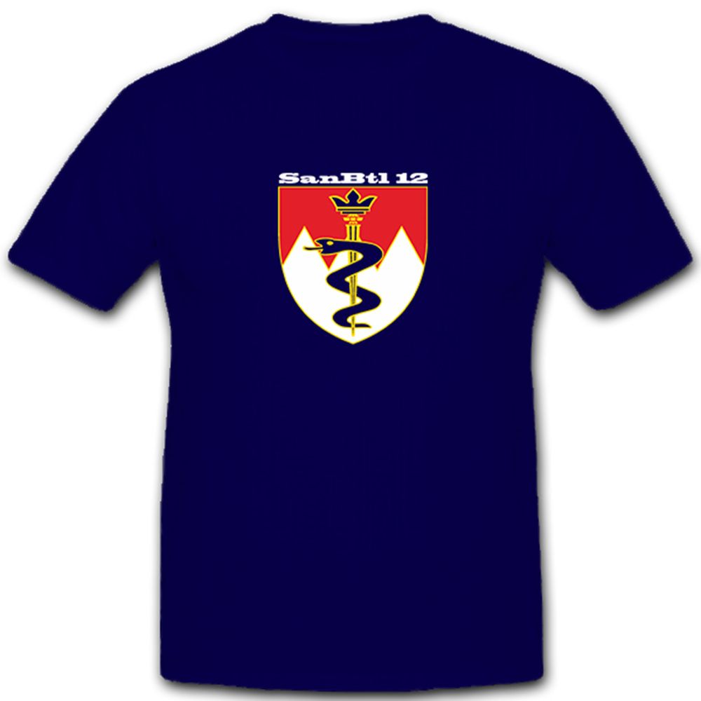 SanBtl 12 Veitshöchheim Sanitätsbataillon Sani Sanitäter Bataillon T Shirt #5162