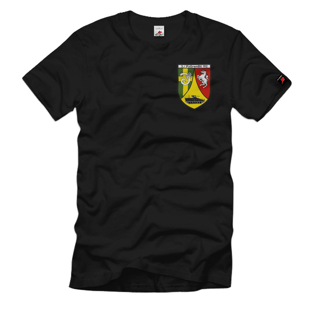3 PzGrenBtl 192 Panzergrenadierbataillon Firma Ahlen Bundeswehr T-Shirt # 35453