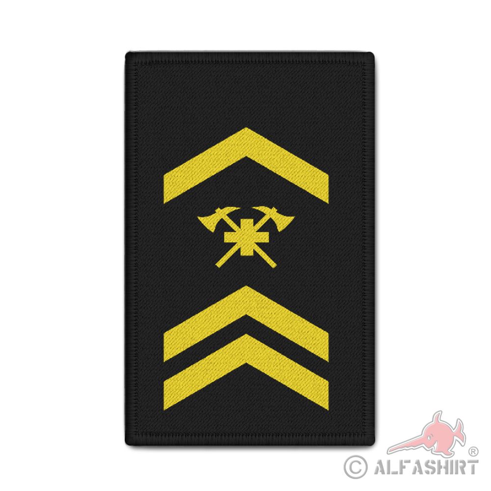 Patch Adjutant Unteroffizier Schweizer Feuerwehr Schweiz Adj Uof 9,8x6#37254