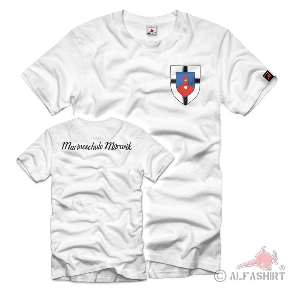 Marineschule Mürwik MSM Offizierschule Deutsche Marine Wappen T-Shirt #36799