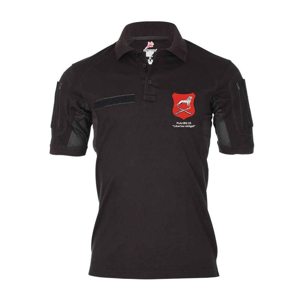 Tactical Poloshirt Alfa PzArtBtl 25 Wappen Glückstadt Braunschweig #32749 Tactical Poloshirt Alfa PzArtBtl 25 Wappen Glückstadt Braunschweig #32749