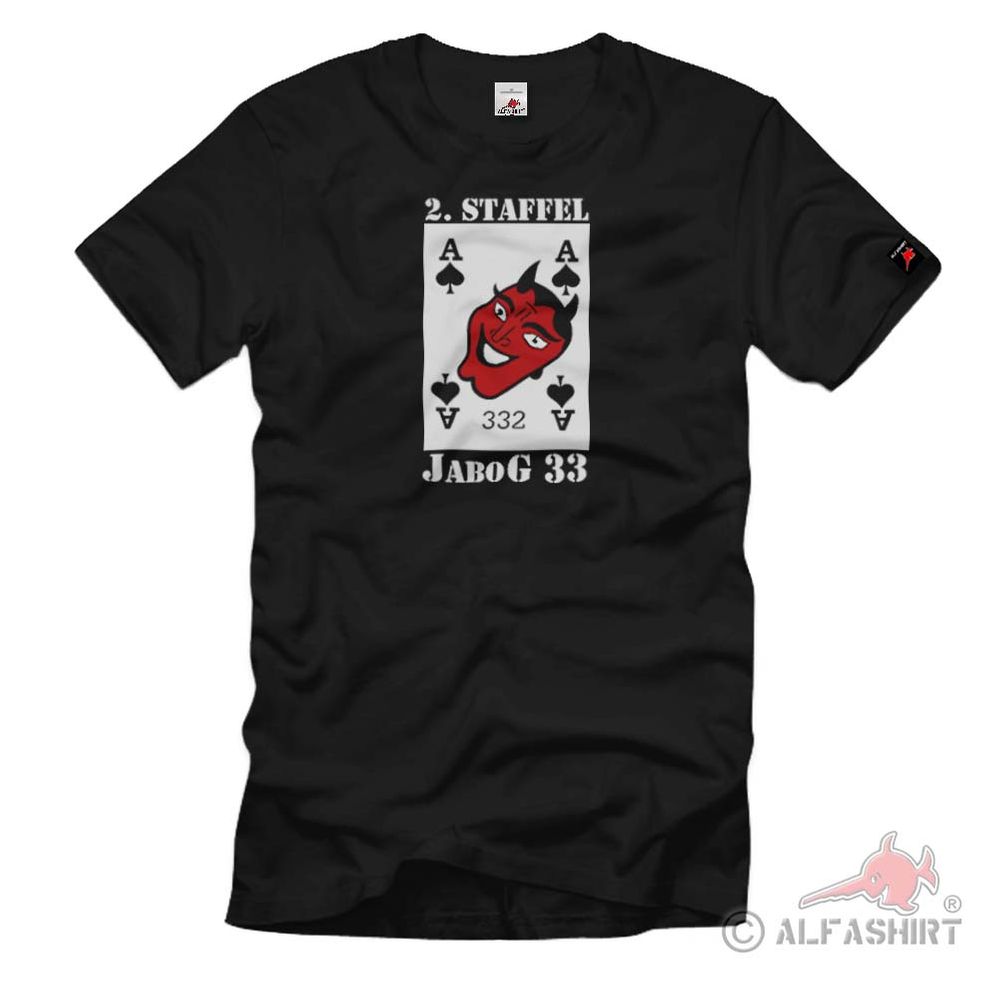 Jabog 33 Jagdbombergeschwader Luftwaffe German Army Coat of Arms Bund - T Shirt # 1547