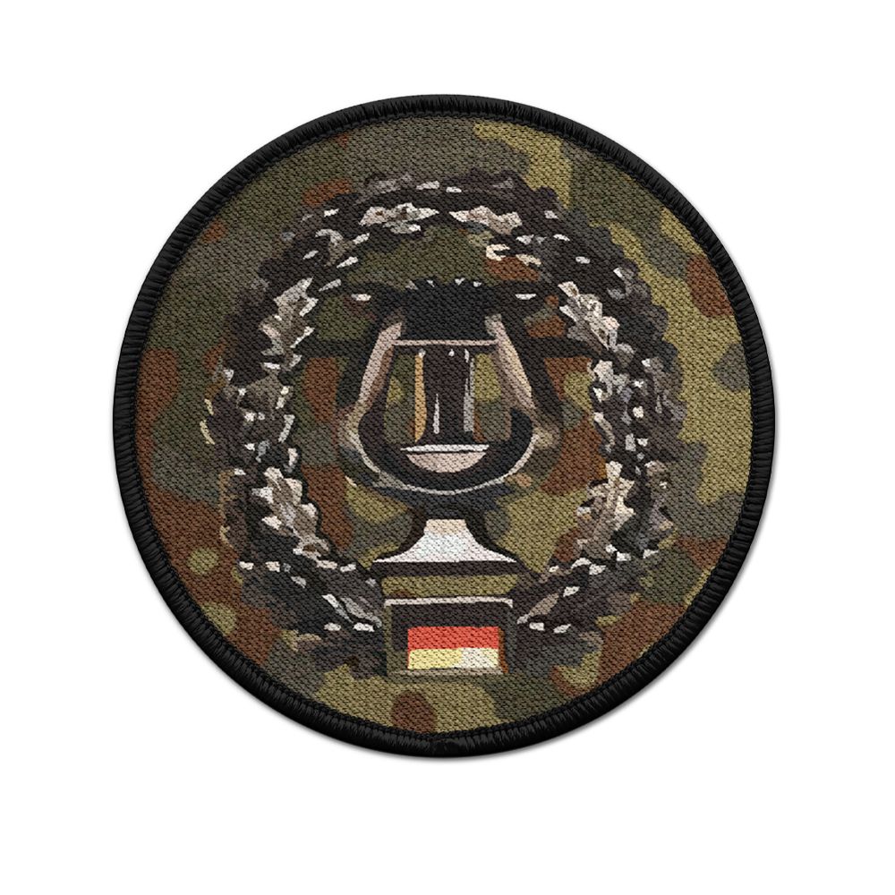 Patch BW Militärmusikdienst MilMusD Barett Abzeichen Aufnäher Tarnung #20895
